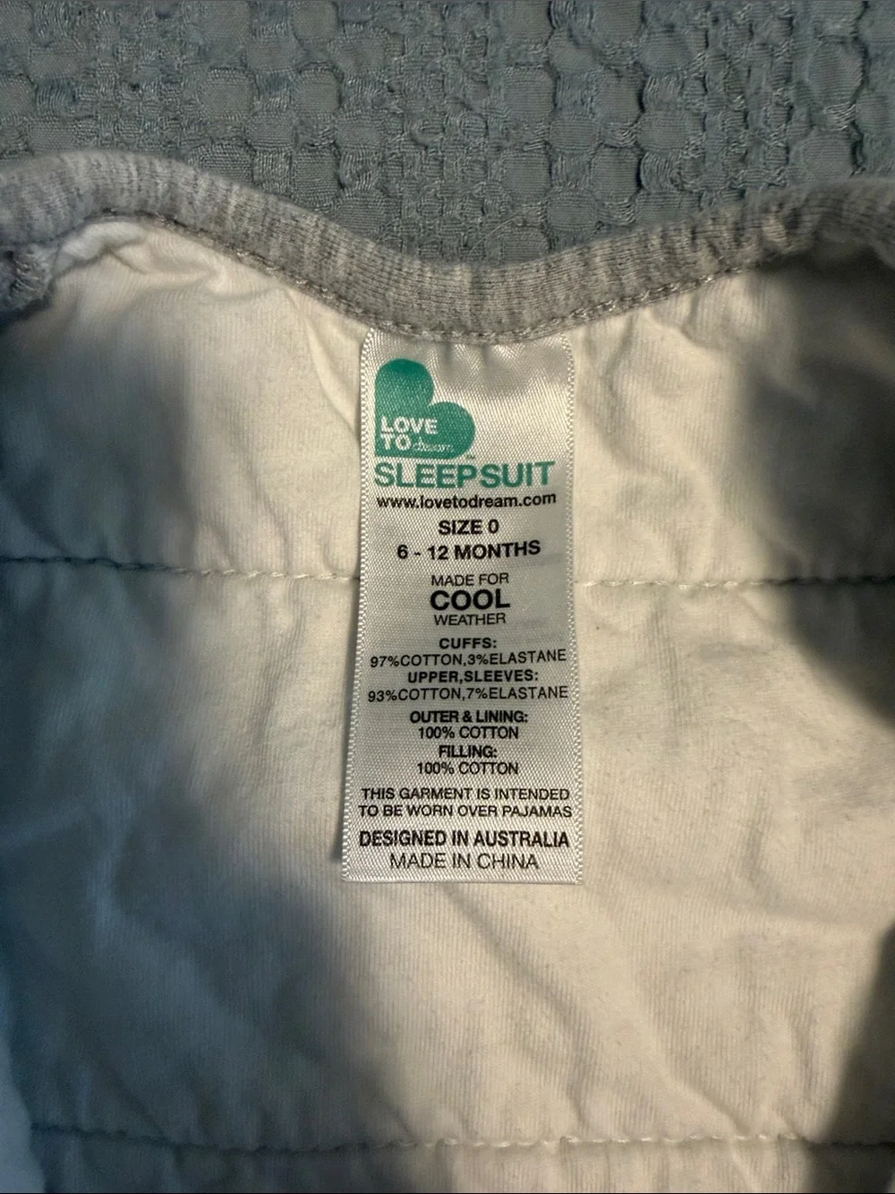 Love to dream sleep suit